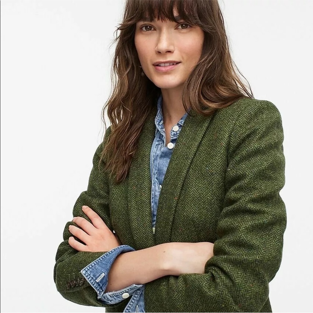 J.CREW Parke Blazer Wool, Meadow Green Jacket